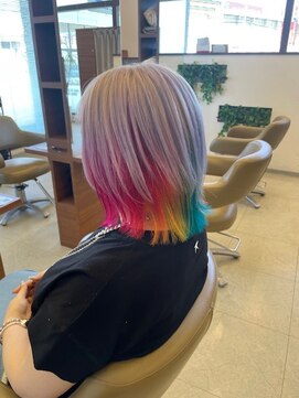 ヘアー ラヴワン 大間々(hair love One) ユニコーンカラーパート2