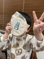 イーリス 湘南台(iris)&nbsp;子供の入園グッズにつける為、刺繍を始めました。練習中です…！