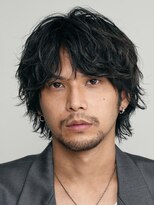 バイフィフス 原宿/表参道(by fifth)&nbsp;原宿シャドウパーマメンズカットマッシュウルフ微分けスタイル