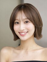 オーラ オモテサンドウ(Aura omotesando)&nbsp;韓国風くびれレイヤー×透けバング小顔ミディボブ