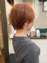 クオート(quoit) 小顔見せ×丸み美人ショート オレンジブラウン