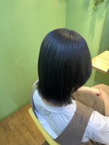 エシカル(ethical)&nbsp;【大人かわいい】切りっぱなしボブ×顔まわりレイヤー