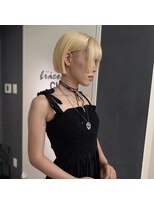 ソワンドゥブレスシエン 堀江店(soin de brace CIEN)&nbsp;抜きっぱなしブロンド × ボックスミニボブ