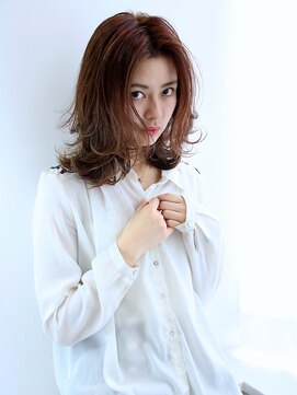 アンス 大阪梅田(ANs.) 大人可愛いひし形大人レイヤーボブ♪大人耳掛けボブディ