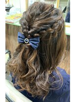 ヘアースペース 練馬店(hair space COCO)&nbsp;ハーフアップ
