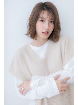 モッズヘア 越谷(mod's hair) ルーズなくせ毛風無造作カールの小顔大人ボブZ越谷20代30代40代