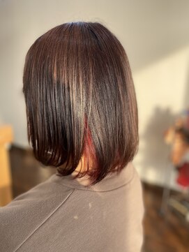 ベビーモード 茶屋町店 ピンクインナーカラー