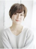 透明感ナチュラルショート