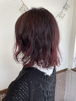 シュエット(chouette) ピンクグラデーションパーマ