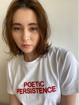 ローウェ 渋谷(Louwe) 透明感ラベージュオリーブアッシュ[渋谷/渋谷駅]