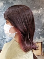 ユーアールキャッスル(UR CASTLE) インナーカラー コーラルピンク