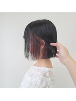 チェリーコーク(HAIR CHERRY COKE)&nbsp;☆ぱつボブ×インナーピンク☆