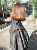 内巻きボブに髪質改善トリートメント