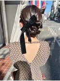 おしゃれな大人っぽシニヨン