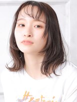 トロン(tronc) 大人可愛い小顔美髪ツヤ髪ふんわりカール薄めバングA7