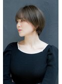 グレージュアッシュ/大人ショートボブ