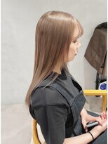 チェレ オレ 新金岡店(Chere ore)&nbsp;ハイトーンベージュカラー××ケアブリーチ使用×艶髪カラー