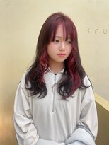 スニュウ(snuw)&nbsp;ロングレイヤー/インナーレッド