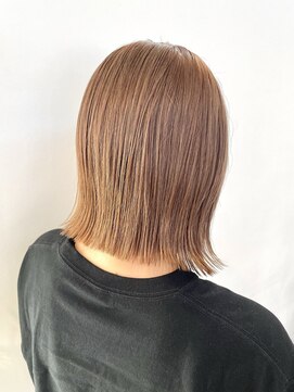 ラヴェストバイフレイスウェル(LOVEST by frace well) 切りっぱなし×柔らかベージュ