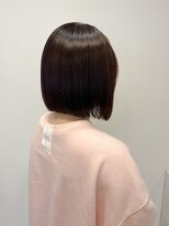 シェノン 夙川(CHAINON)&nbsp;髪質改善/ボブ//似合わせカット/フルバング/レッドブラウン