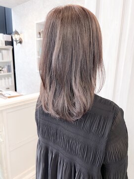 キャアリー(Caary) 福山イルミナカラー ケアブリーチ Caaryラベンダーグレージュ