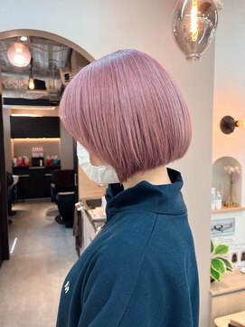 シビバイレボ(CIBI by revo) 地毛風カラー/ナチュラルレイヤーカット/ショートボブ[船橋]