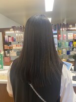 ネバーランド 平成店(NEVER LAND)&nbsp;ストレートパーマ/黒髪/レイヤーロング