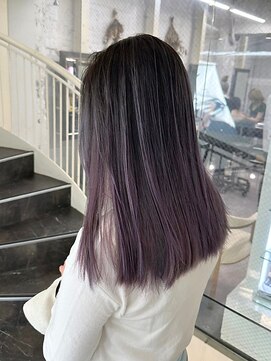 リア(riah) ナチュラルハイライト/ラベンダーカラー