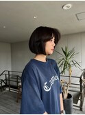 大人海外ミニボブフェイスレイヤー：Mao Shibasaki