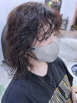 アトリエ ジジ(atelier ZiZi)&nbsp;ニュアンスパーマ　　顔まわりレイヤーボブ