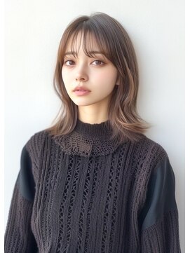 ライズ ネックス ザ サロン 渋谷(LIZE nex the salon) ミディアムレイヤー#渋谷駅#韓国#髪質改善#トリートメント