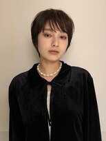 マイル 渋谷(mile)&nbsp;【SATSUKI】マッシュシースルーショート/カーキブラウン