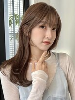 ローネス ギンザ(LONESS ginza)&nbsp;レイヤーカット×くすみベージュカラーで上品な質感ヘア