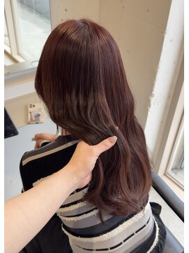 ティム(tim) 赤髪/ボルドー/ワインレッド/ブリーチなし赤/ブリーチなしレッド