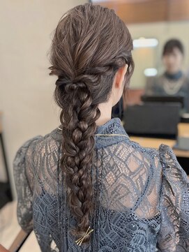 ガーデン 銀座(GARDEN) ヘアセット/お呼ばれヘア/結婚式/参列/編み下ろし/編み込み