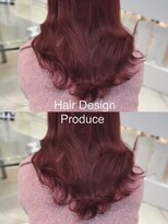 プロデュース 淵野辺店(Produce)&nbsp;ワインレッドカラー