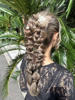 ケイティ(Keity)の写真/梅田5分【電話予約&キャッシュ払い】でヘアセット¥1800~!早朝6時~予約OK!結婚式や二次会やイベントに♪