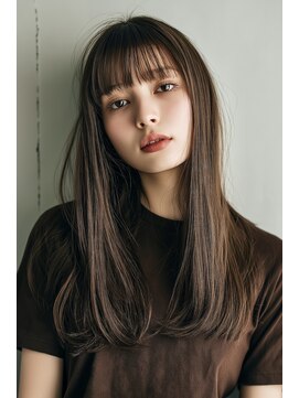 クロス(CROSS) 重めのセミロング　髪質改善カラー