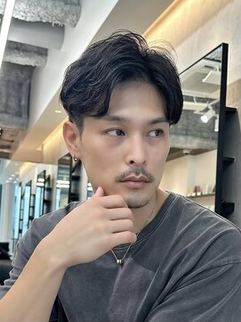 アビーファイブ(ABBEY 5) アップバングニュアンスパーマメンズパーマリバースmen's