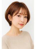 ショートカット・レイヤーカット×白髪ぼかし