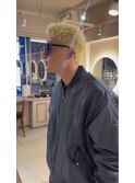 横浜★メンズハイトーンスパイキーショート