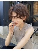 髪質改善/大人ガーリー/似合わせカット/ショートボブ前髪/仙台
