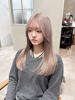 モリオフロムロンドン 大宮店(morio from London)&nbsp;【坪井】ケアブリーチ ×ミルクティー