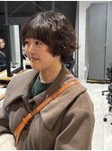 ショートパーママッシュパーマ
