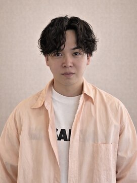 ニュクス(Nyx.) センターパート × ニュアンスパーマ #メンズパーマ