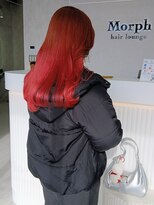 モルフ 富谷店(Morph)&nbsp;デザインカラー　暖色系　赤ピンク