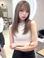 アース コアフュールボーテ 諏訪店(EARTH coiffure beaute) ホワイトベージュ_レイヤー_ホワイトカラー