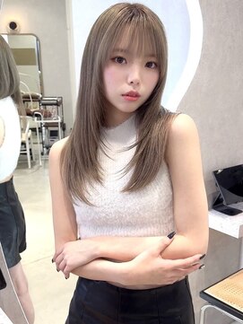 アース コアフュールボーテ 諏訪店(EARTH coiffure beaute) ホワイトベージュ_レイヤー_ホワイトカラー