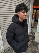 ハイセンス(HISENSE)&nbsp;メンズカット波巻きツイストスパイラルパーママッシュ【GIA】