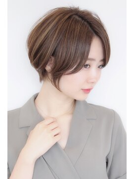 トップシェイプ(TOP SHAPE) 大人可愛いコンパクトショートボブ丸みシルエット小顔福山人気